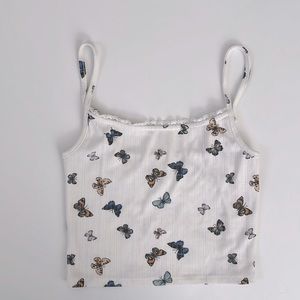 Butterfly cami, size XS Forever21